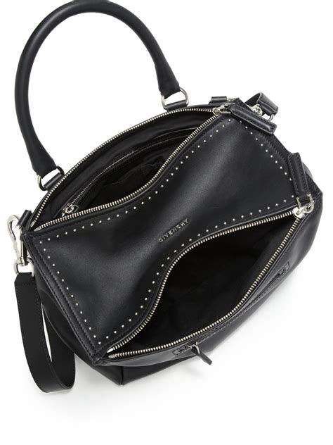 Givenchy: Black Medium Pandora Bag 